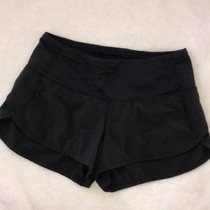 Black lululemon running shorts!